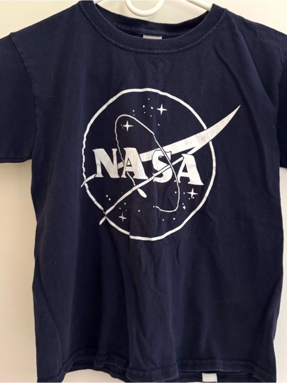Gildan Navy Blue NASA Logo Short Sleeve Tee